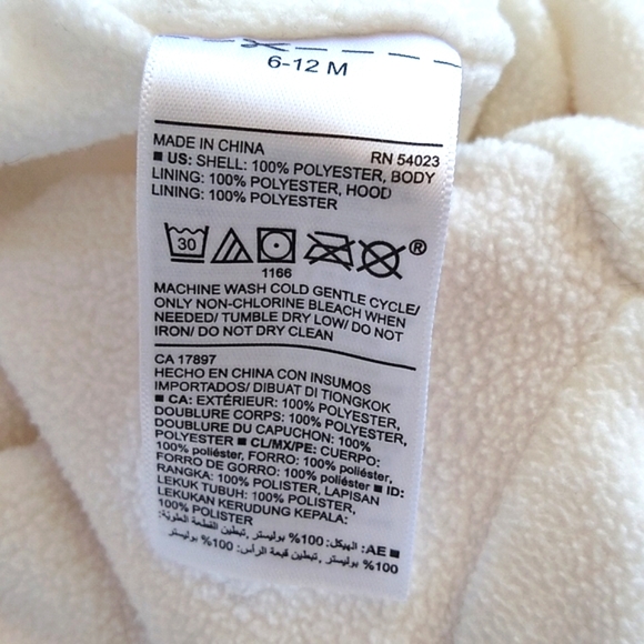 Old Navy fleece hooded jumpsuit - Picture 5 of 7